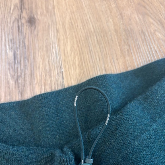 Lululemon Women’s Cotton-Cashmere Knit Mid Rise Jogger Pants Green Jasper Size 6 - Picture 6 of 11